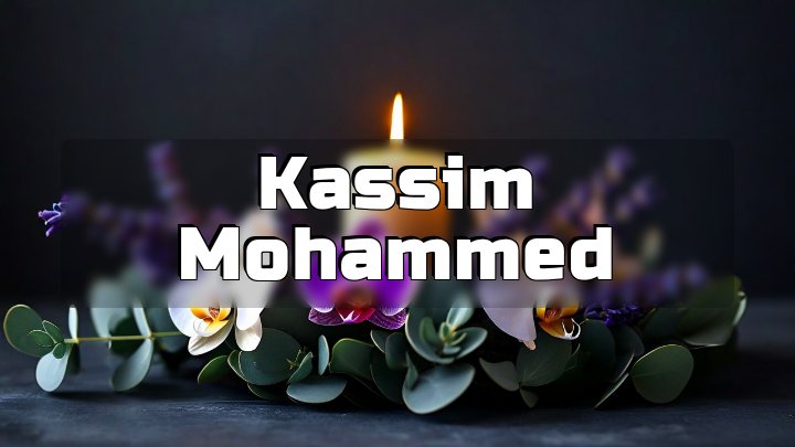 Kassim Mohammed, Sheffield, UK